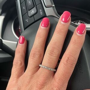 925 Sterling Silver Band Size 9